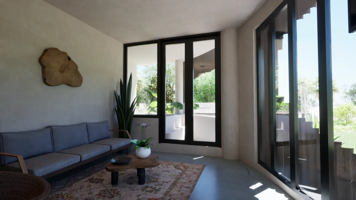 Image of Garden at TsOn, featuring Modern Living Room, Natural Light.
