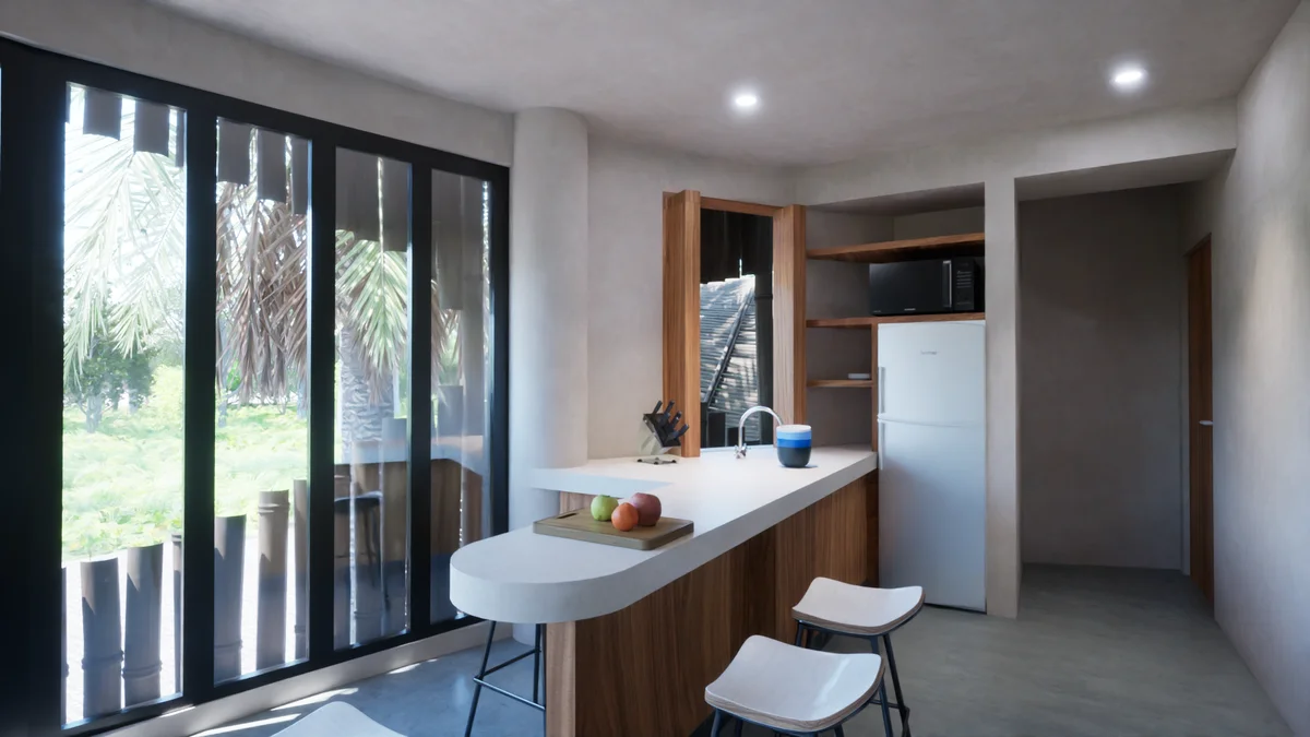 Image of Garden at TsOn, featuring Kitchenette, Modern Design.