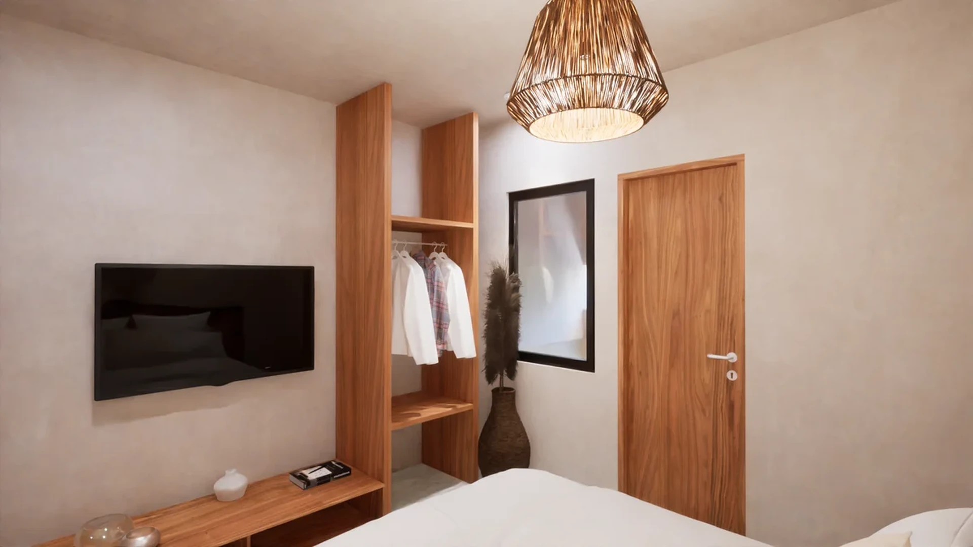 View of Bedroom at TsOn, showcasing Modern Design, Wooden Furniture.