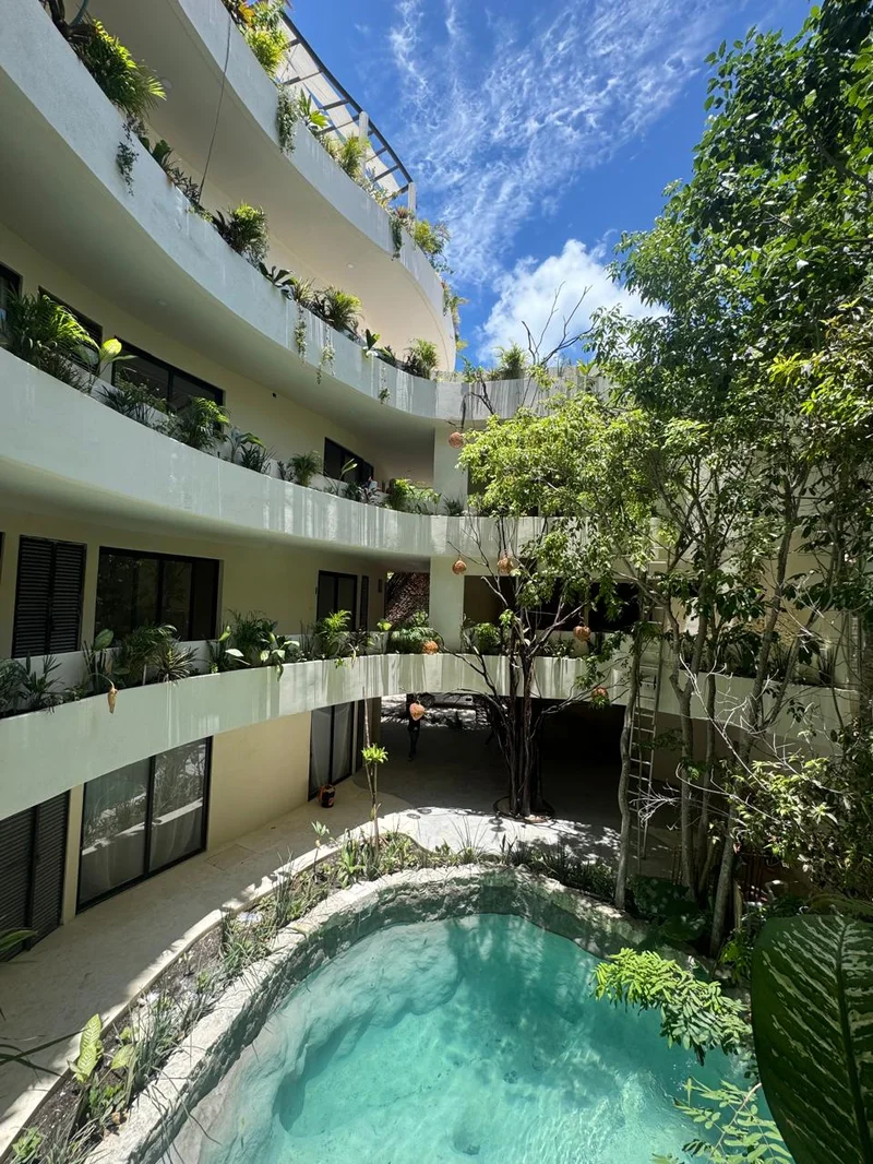 Image of Swimming Pool at TsOn, featuring Resort-Style Pool, Building Courtyard.