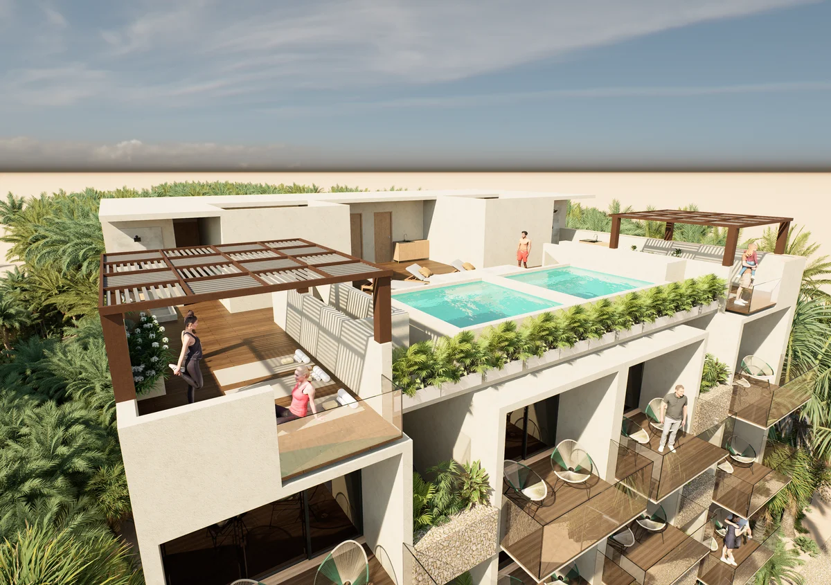 Image of Swimming Pool at Condos 89, featuring Rooftop Pool, Modern Architecture.