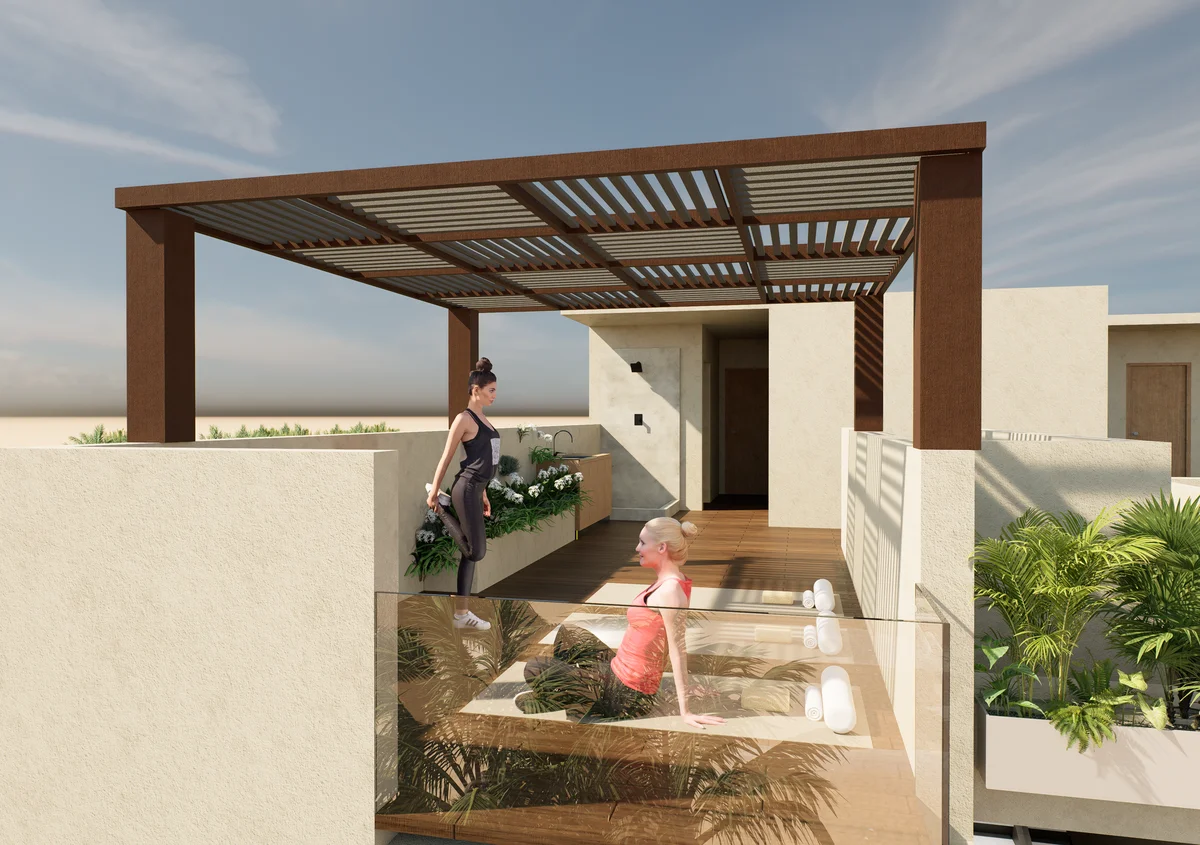 Image of Rooftop Terrace at Condos 89, featuring Rooftop Terrace, Yoga Deck.