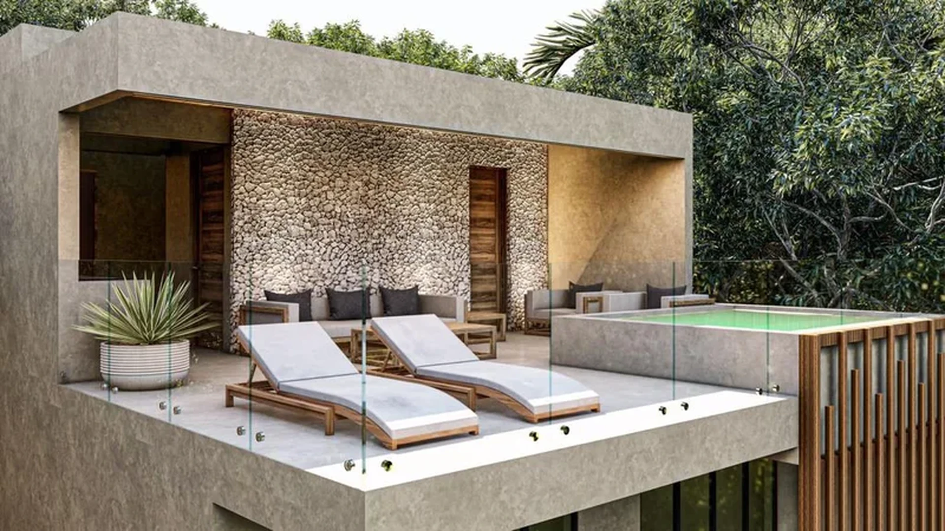 Image of Swimming Pool at Xacte, featuring Private Terrace, Plunge Pool.