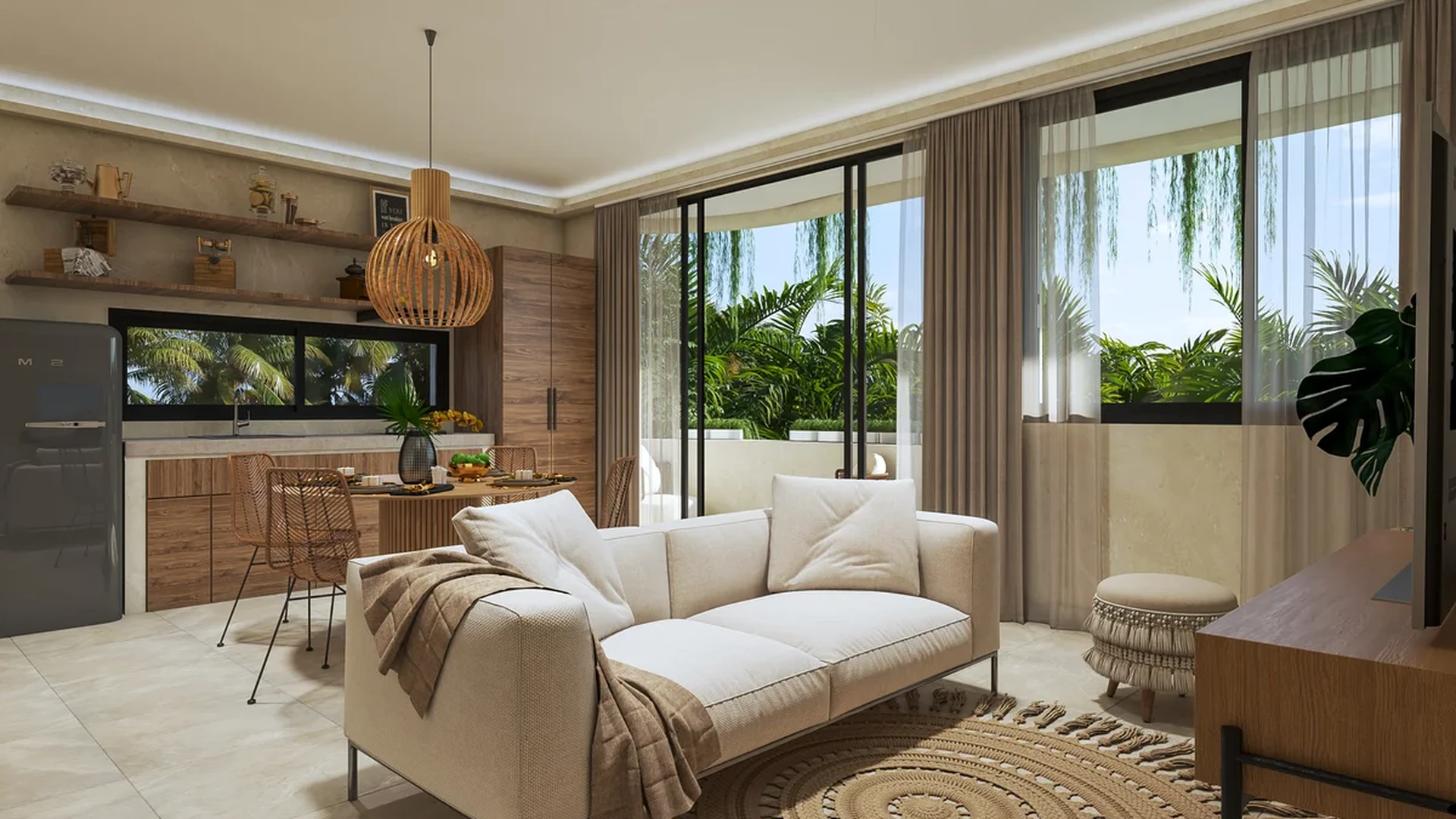 Image of Garden at Aurea, featuring Open-Concept Living, Modern Kitchen.