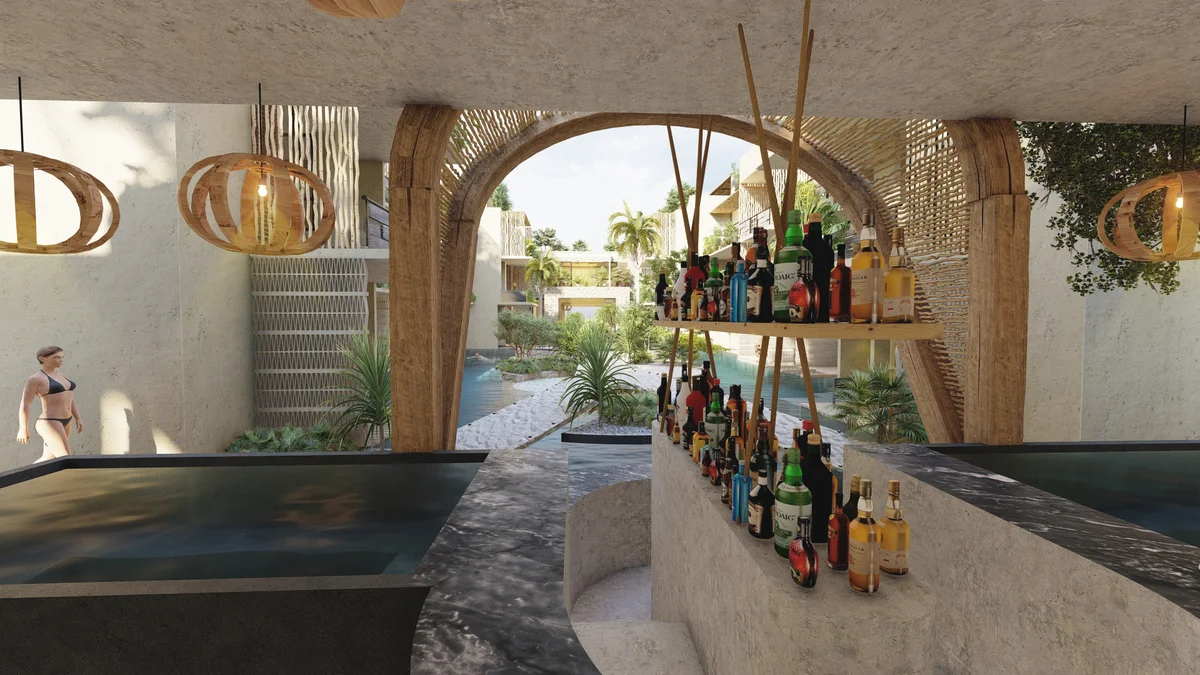 Image of Swimming Pool at Le Reve Cenote, featuring Swimming Pool, Pool Bar.