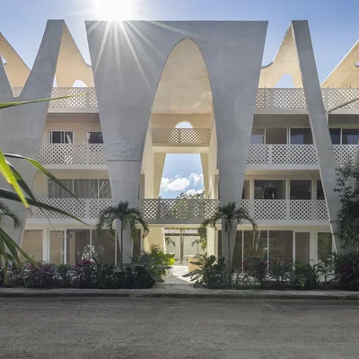 Image of Garden at Menotto 11, featuring Modern Architecture, Building Exterior.