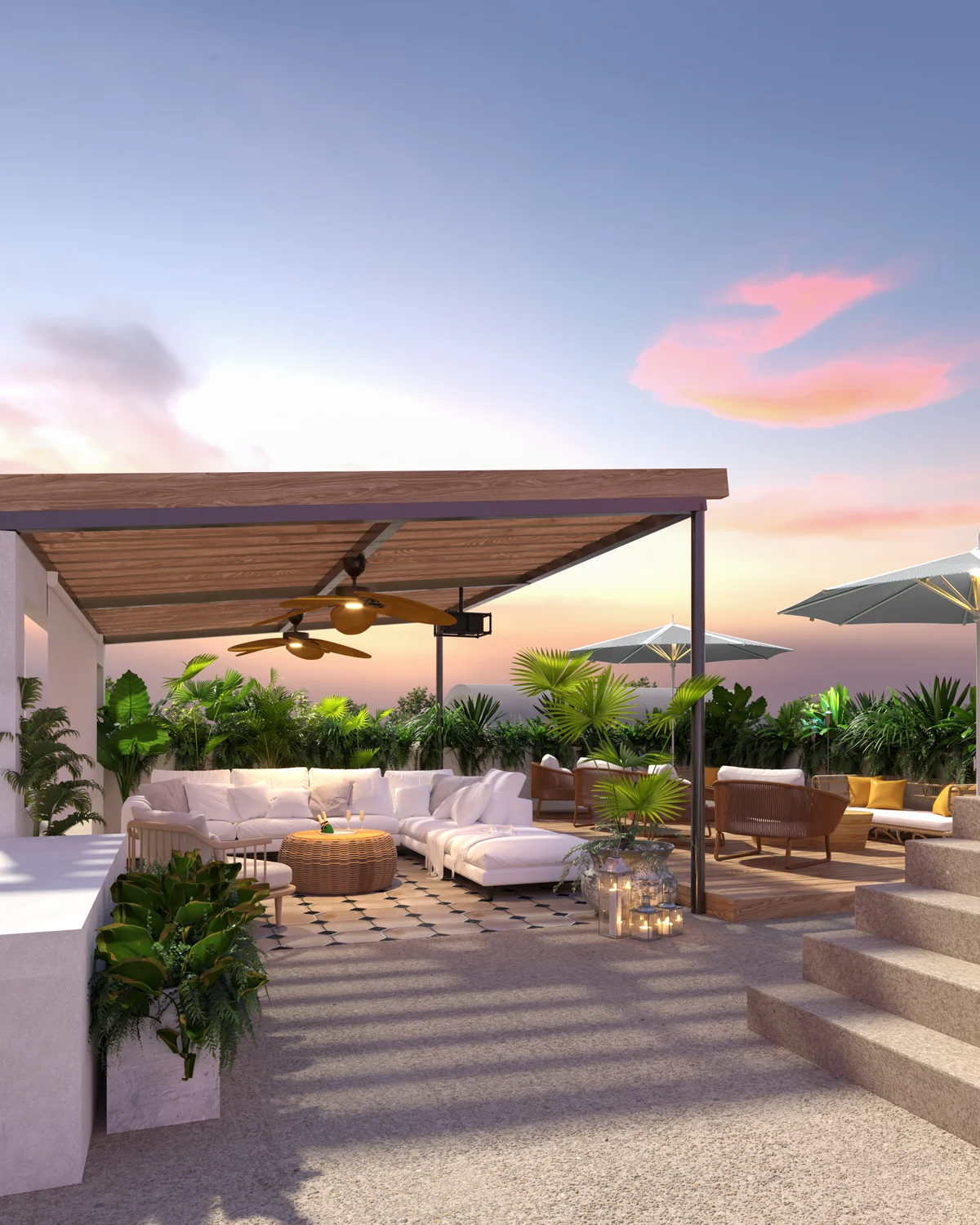 Image of Rooftop Terrace at Akua Reserve, featuring Rooftop Terrace, Outdoor Lounge.