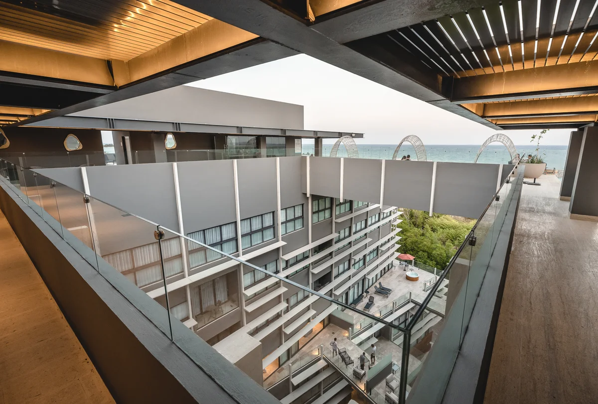 Image of Jacuzzi at Singular Dream, featuring Modern Architecture, Ocean View.