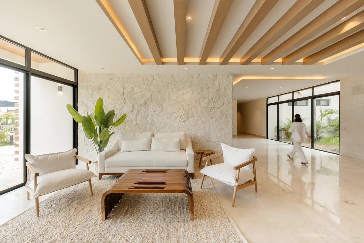 Image of Lobby at Distrito Norte, featuring Luxury Lobby, Modern Interior Design.