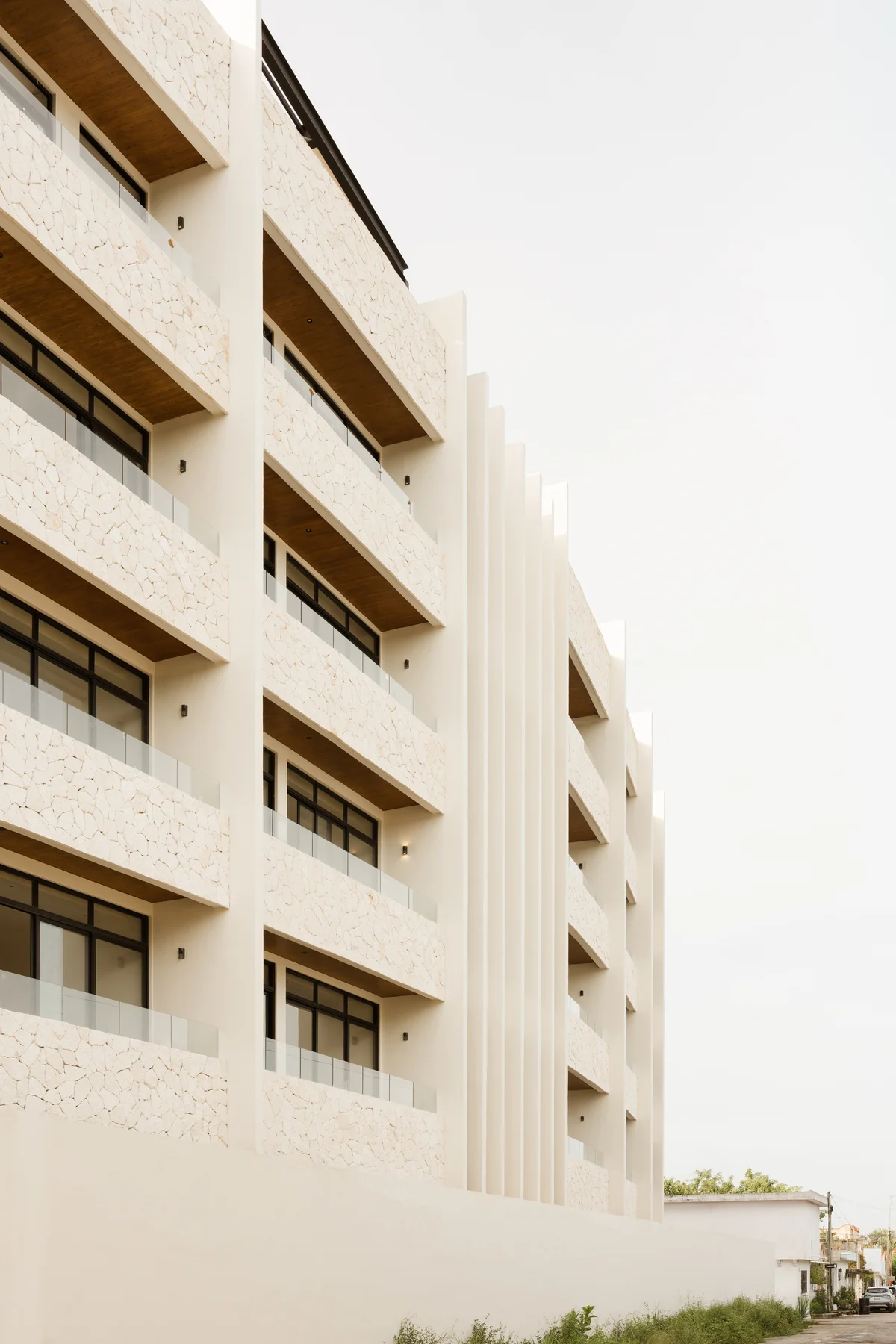 View of Modern Architecture at Distrito Norte, showcasing Building Exterior, Apartment Facade.