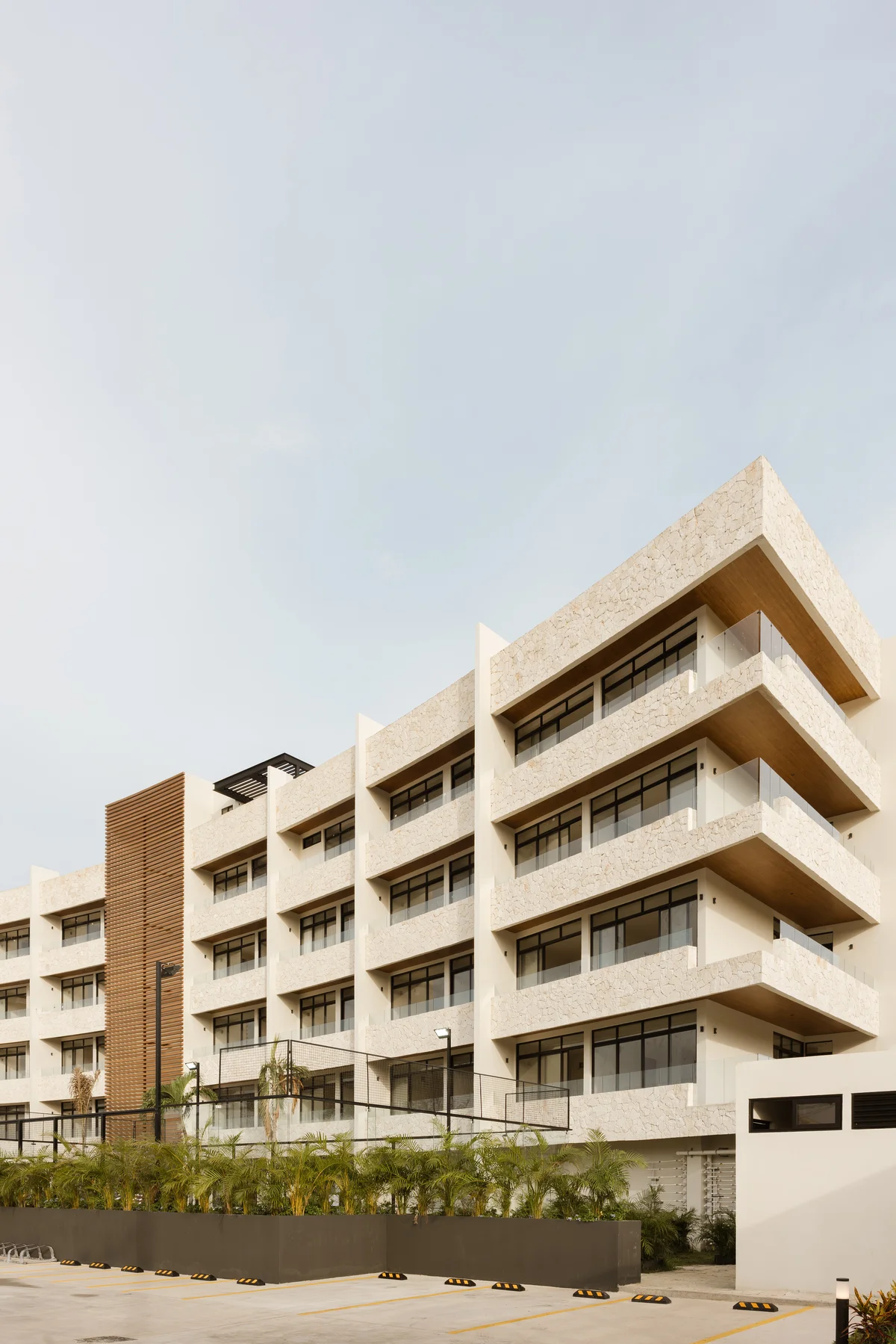Image of Parking at Distrito Norte, featuring Modern Architecture, Apartment Exterior.
