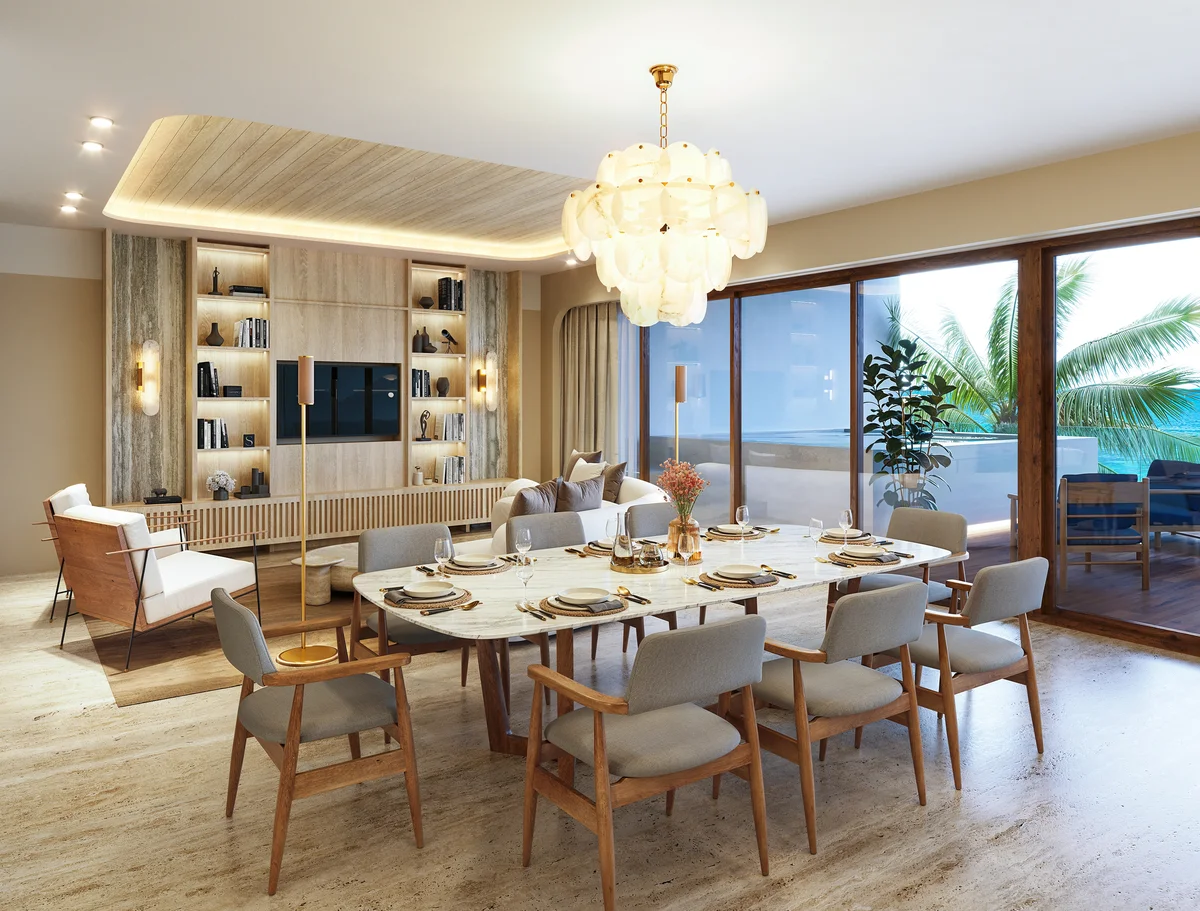 Image of Ocean View at Saint Marine, featuring Luxury Dining Room, Ocean View.