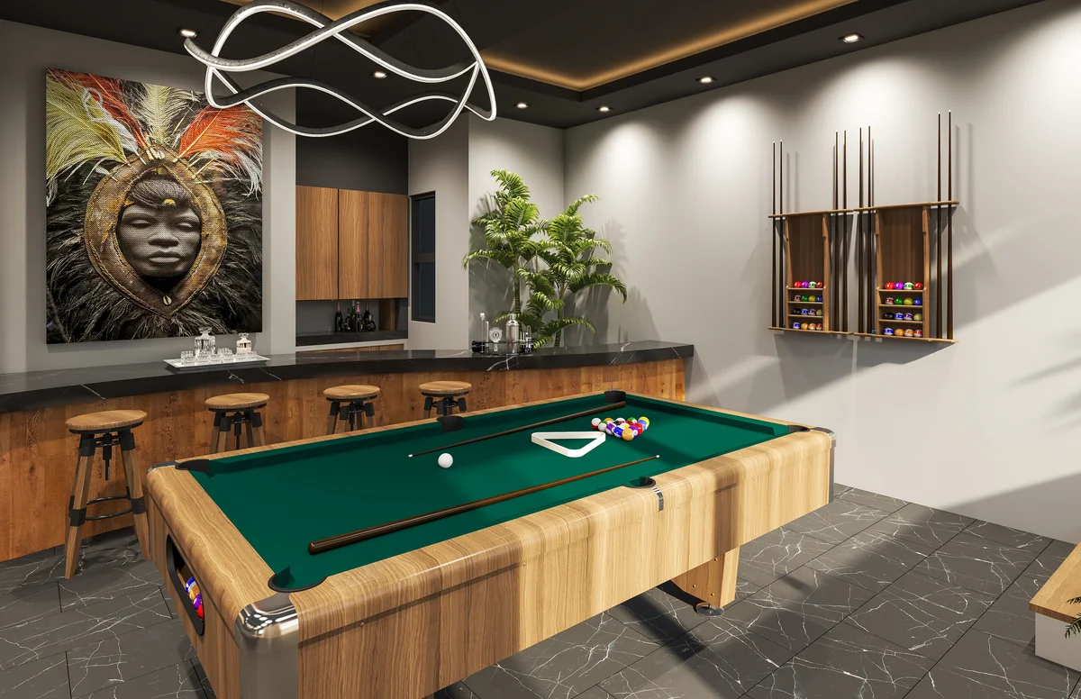 Image of Lounge at Mya Diamond 64st, featuring Game Room, Billiards Room.