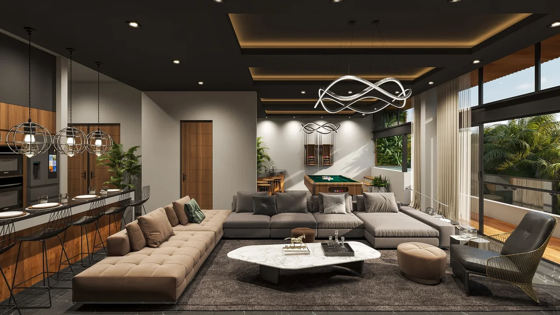 Image of Swimming Pool at Mya Diamond 64st, featuring Open Concept Living, Modern Interior Design.