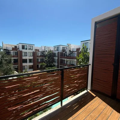 Image of Swimming Pool at Naia Naay, featuring Private Balcony, Wood Tile Flooring.