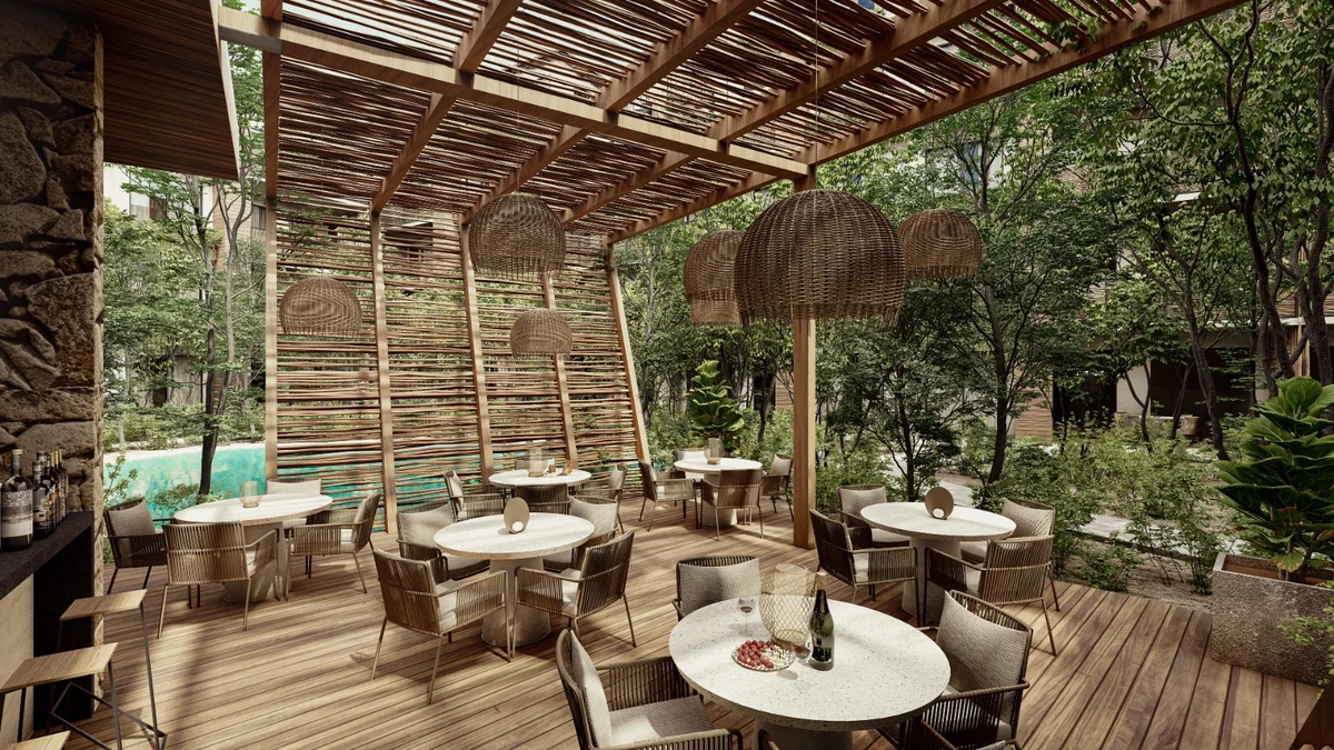 Image of Swimming Pool at Naia Naay, featuring Outdoor Lounge, Poolside Patio.