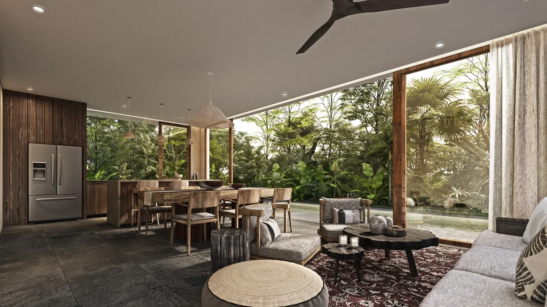 Image of Swimming Pool at Mestiza 15, featuring Open-Concept Living, Indoor-Outdoor Flow.