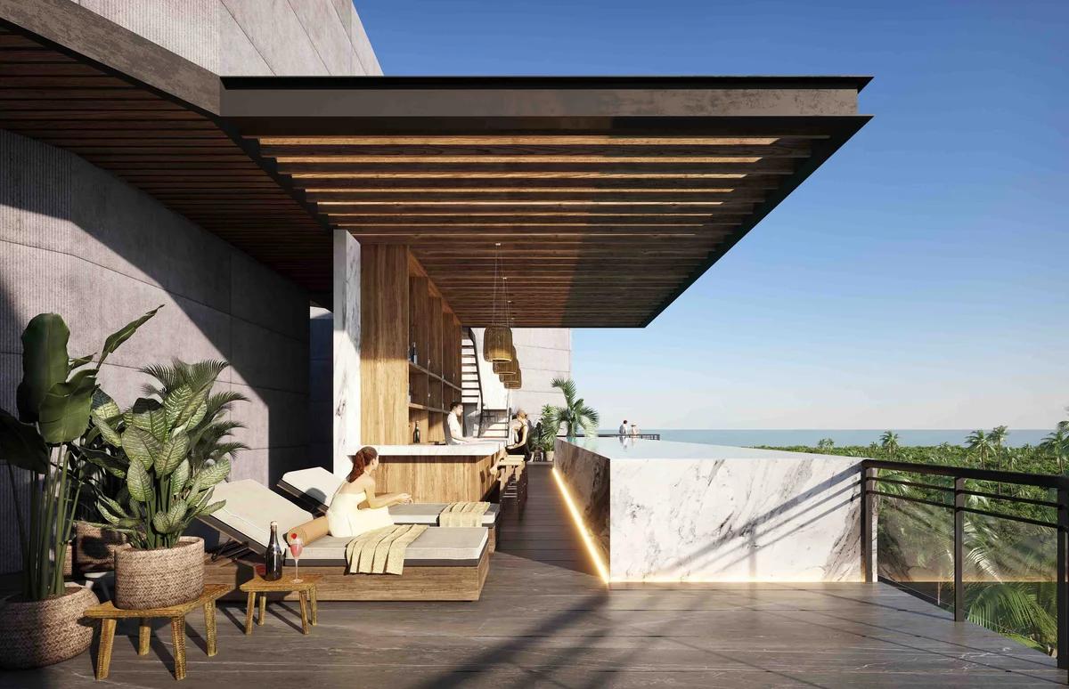 Image of Swimming Pool at View Towers, featuring Rooftop Terrace, Infinity Pool.