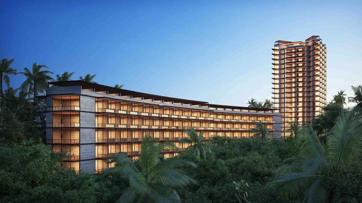 Image of Garden at View Towers, featuring Modern Architecture, Luxury Condos.