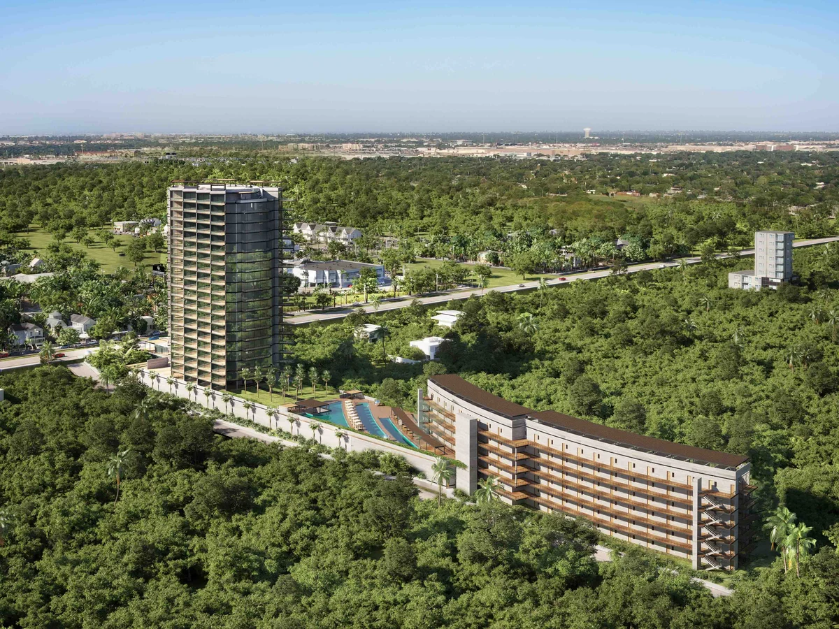 Image of Swimming Pool at View Towers, featuring Aerial View, Luxury Condos.