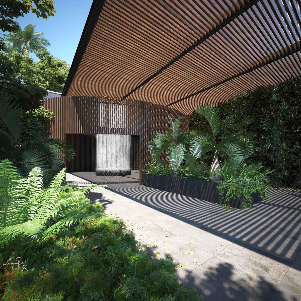 Image of Spa at View Towers, featuring Modern Architecture, Lush Landscaping.