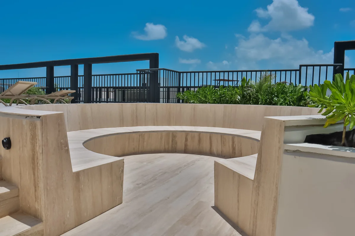 Image of Rooftop Terrace at Tuk Hacienda, featuring Rooftop Terrace, Outdoor Lounge.