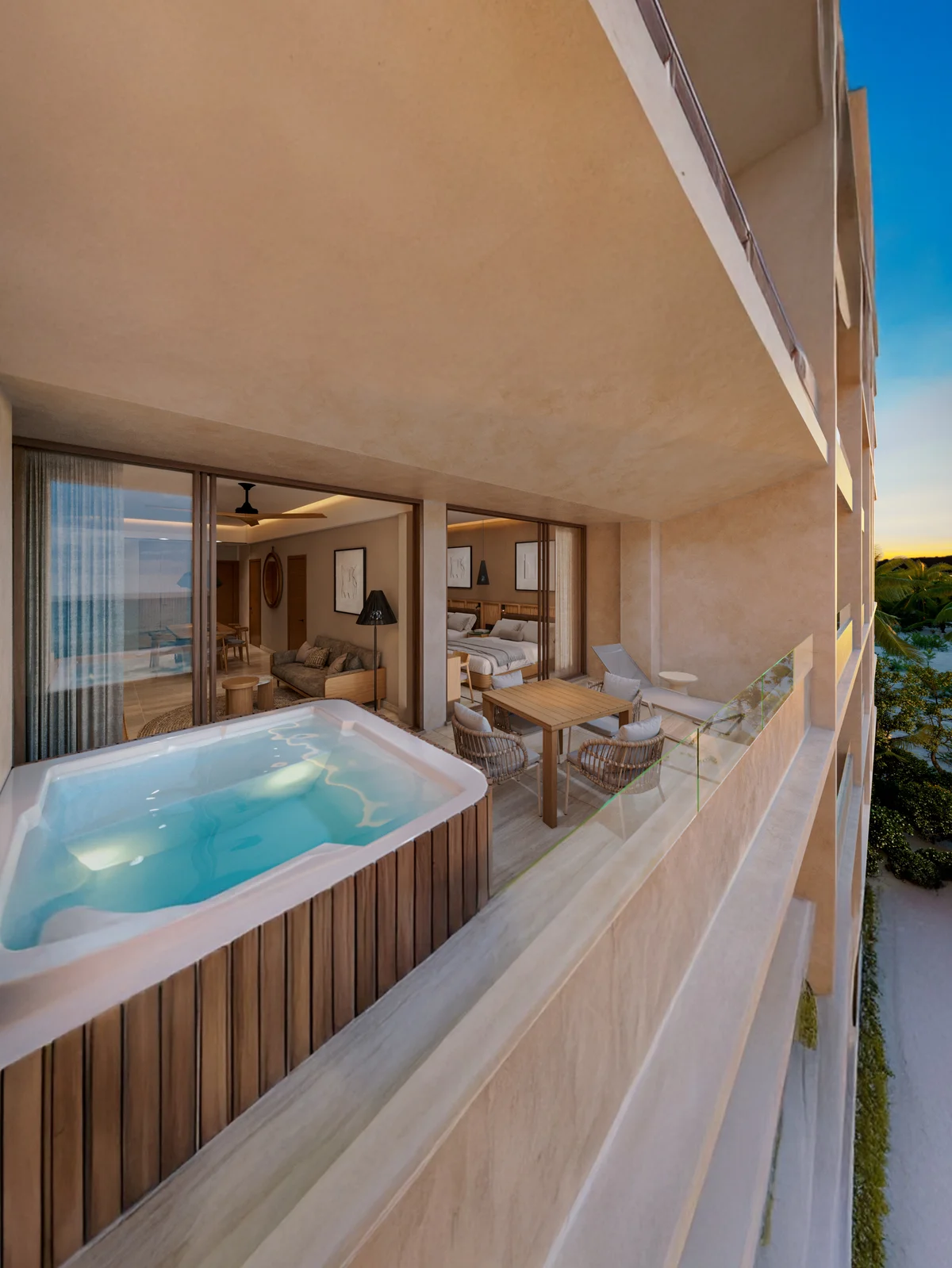 Image of Jacuzzi at Inna Condos, featuring Private Balcony, Jacuzzi.