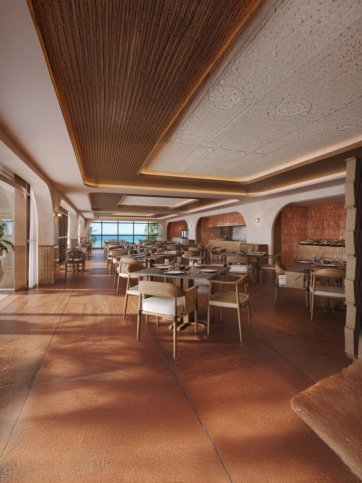 Image of Lounge at Inna Condos, featuring Ocean View Dining, Luxury Restaurant.