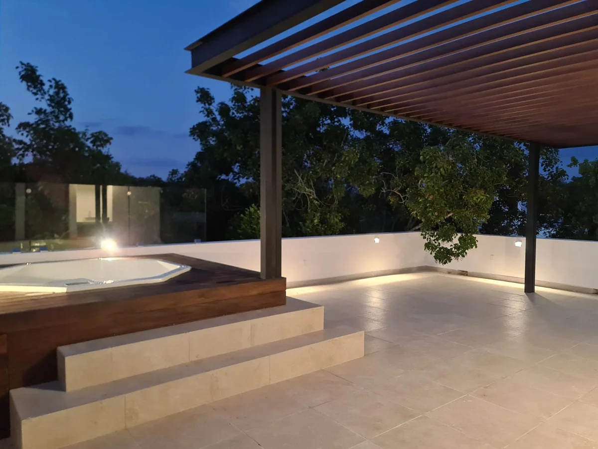Image of Jacuzzi at Villas Aliada, featuring Rooftop Terrace, Private Jacuzzi.