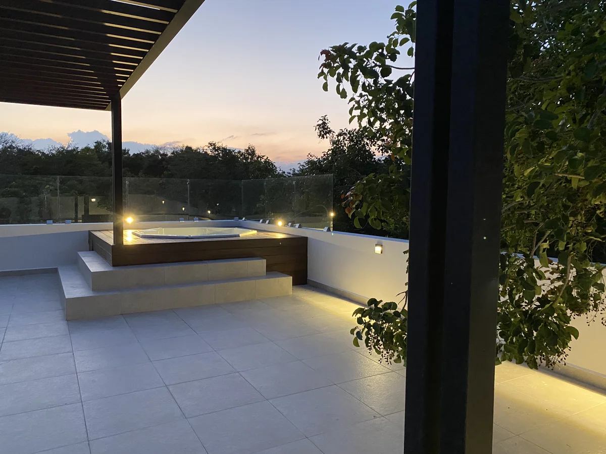 Image of Jacuzzi at Villas Aliada, featuring Rooftop Terrace, Private Jacuzzi.