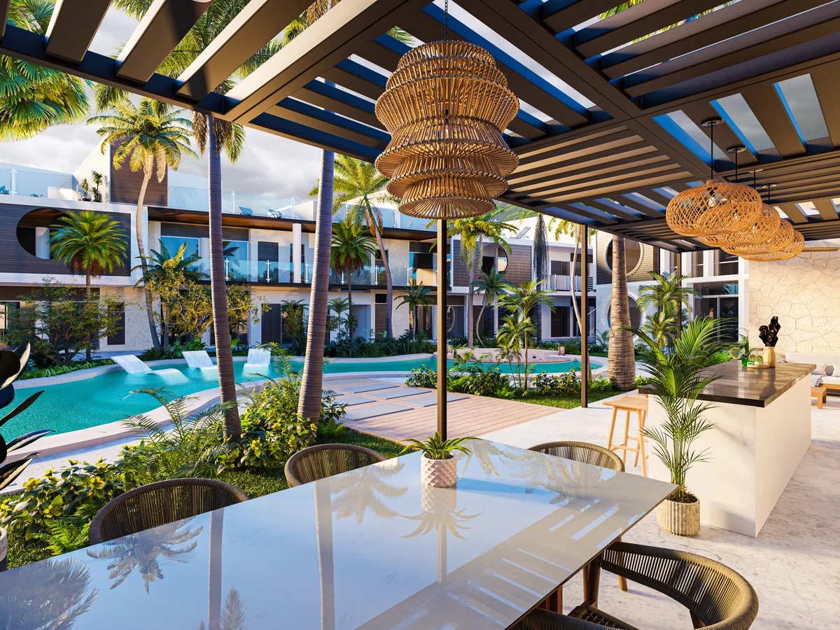 Image of Swimming Pool at Laurel, featuring Resort Style Pool, Outdoor Dining.