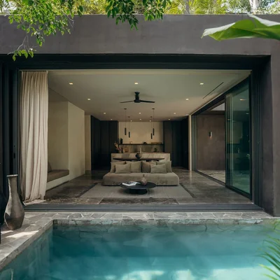 Discover La Reserva, a luxury hideaway in Tulum with private access to a cenote and exclusive beach club. Explore the final residences in this secluded retreat.