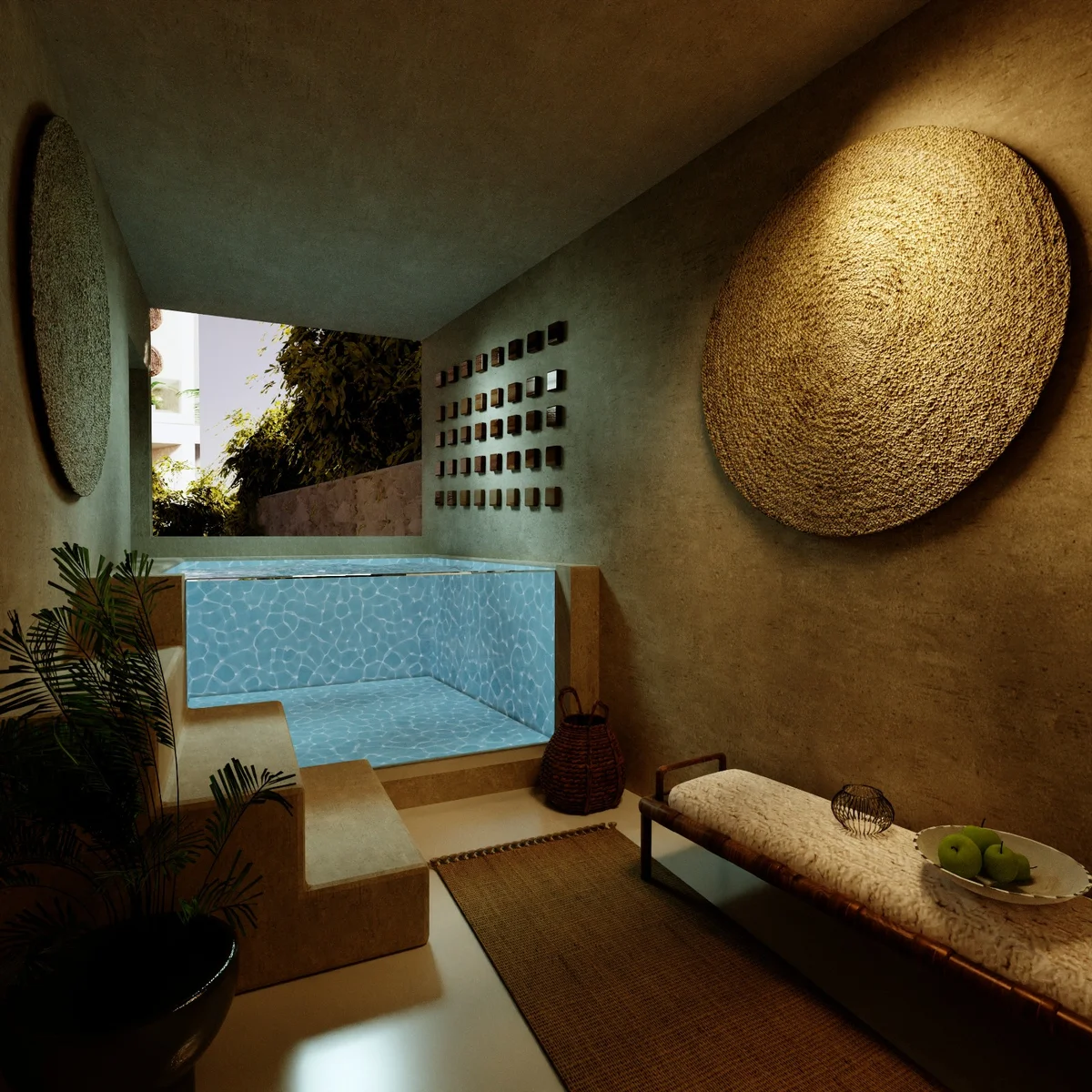 Image of Swimming Pool at Hunab Ku Sanctuary, featuring Indoor Pool, Private Plunge Pool.