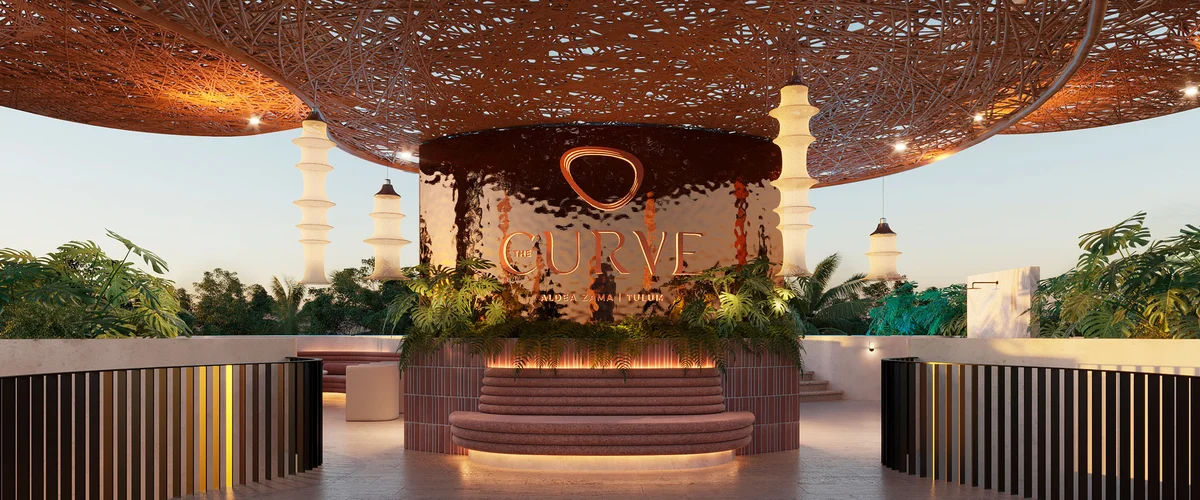 Image of Rooftop Terrace at The Curve, featuring Rooftop Terrace, Lounge Area.