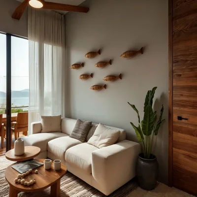 Image of Ocean View at Alux 33, featuring Living Room, Ocean View.