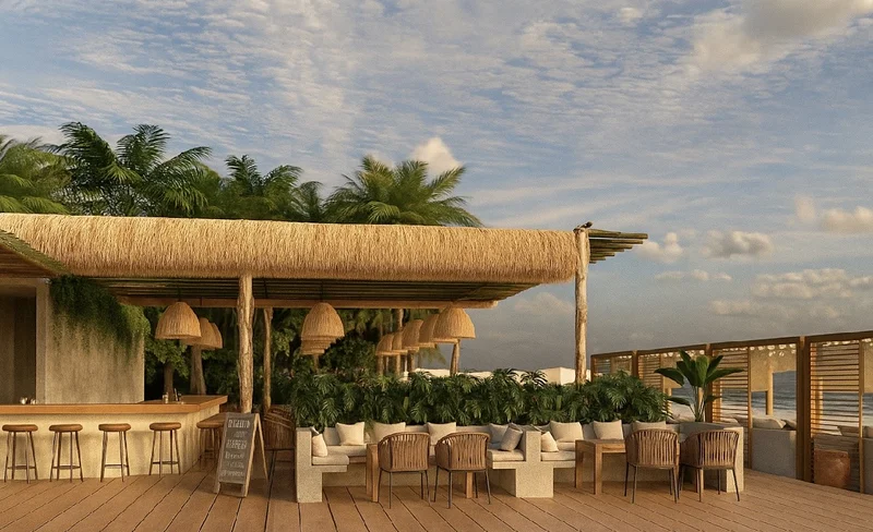 Image of Lounge at Alux 33, featuring Ocean View Lounge, Rooftop Terrace.