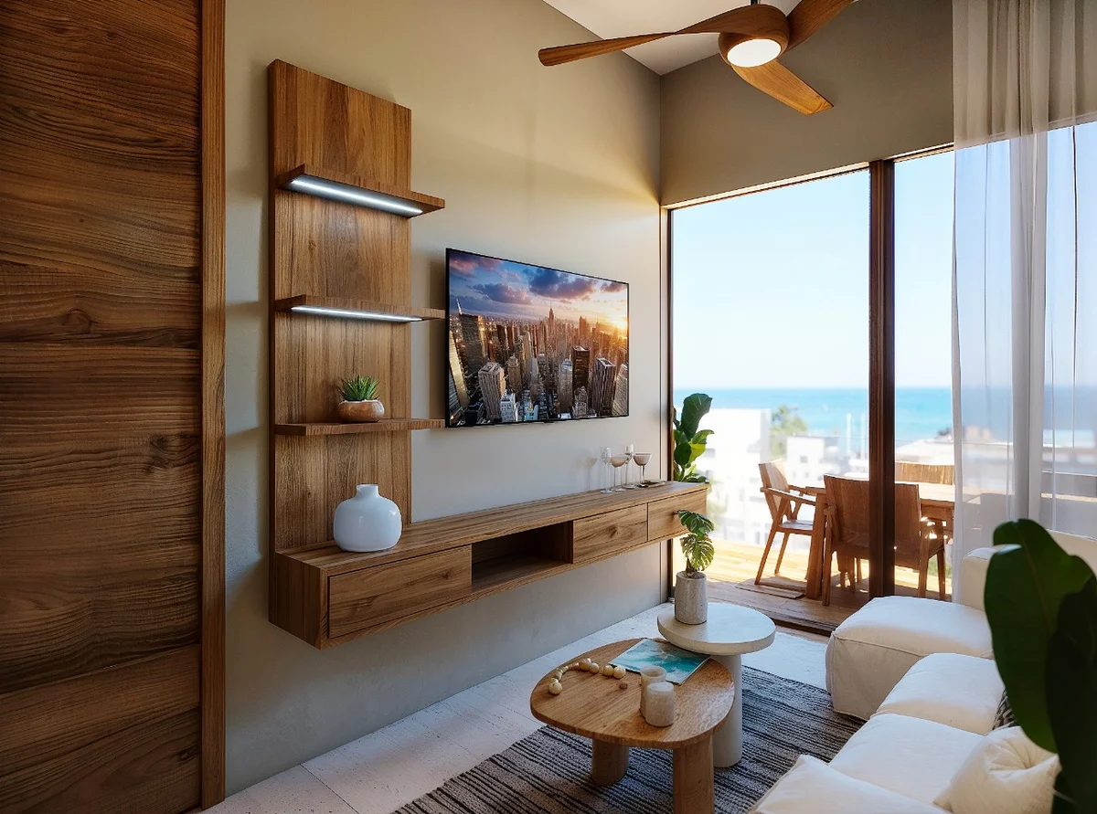 Image of Ocean View at Alux 33, featuring Living Room, Ocean View.