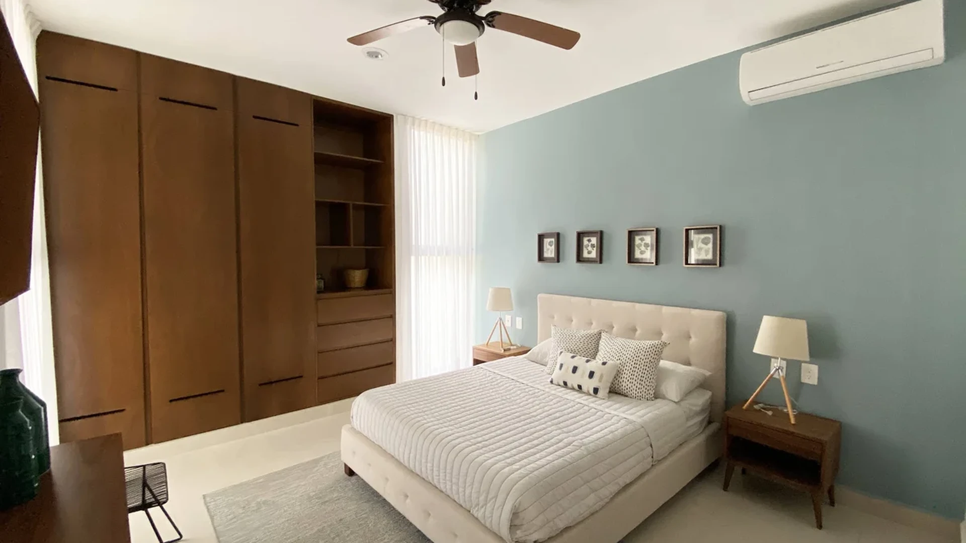 View of Bedroom at Palmara, showcasing Modern Design, Built-in Wardrobe.