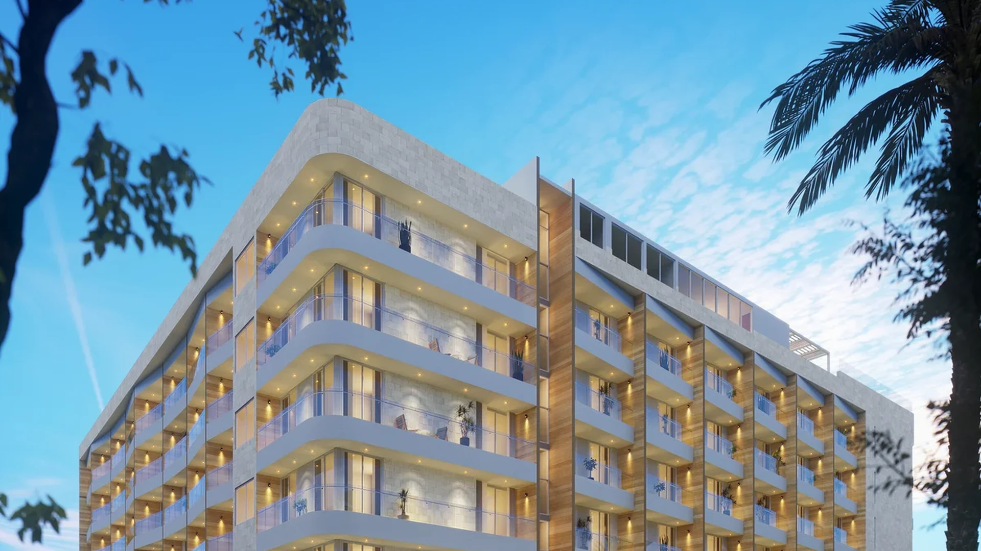 Image of Parking at Musa del Puerto, featuring Modern Architecture, Apartment Exterior.