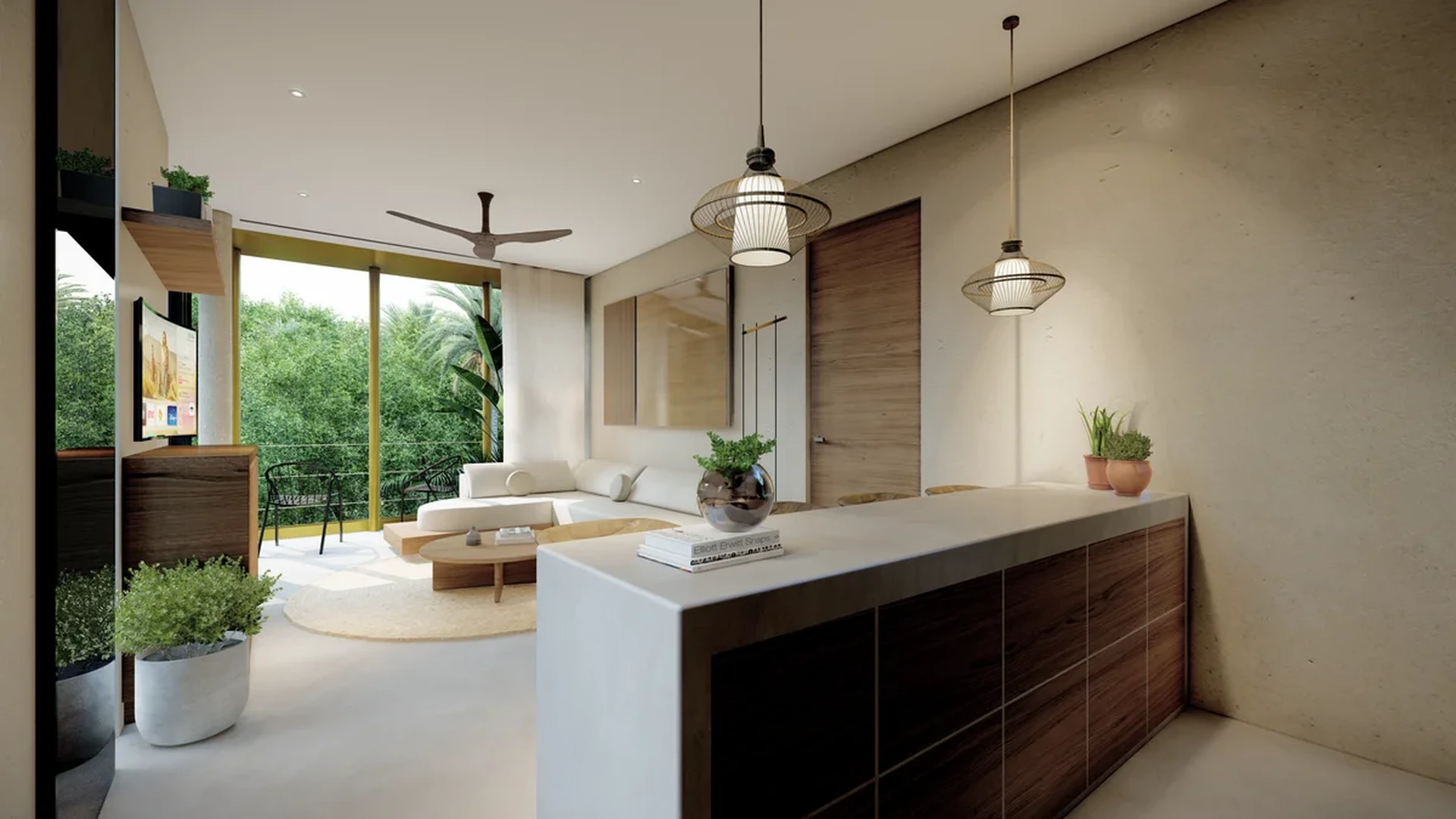 Image of Lounge at Gold Garden, featuring Modern Living Room, Open Concept Design.