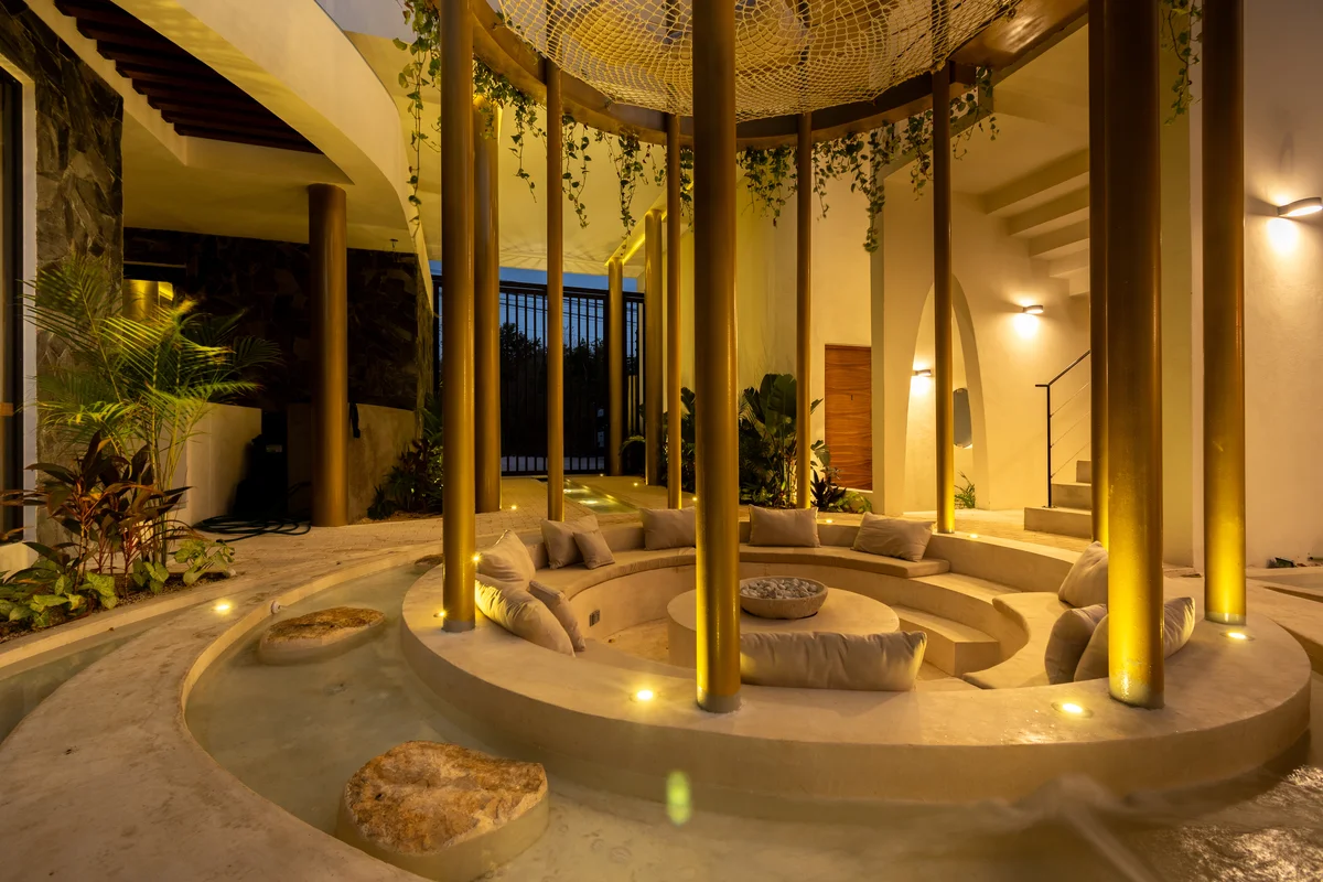 Image of Lounge at Gold Garden, featuring Sunken Lounge, Outdoor Living.