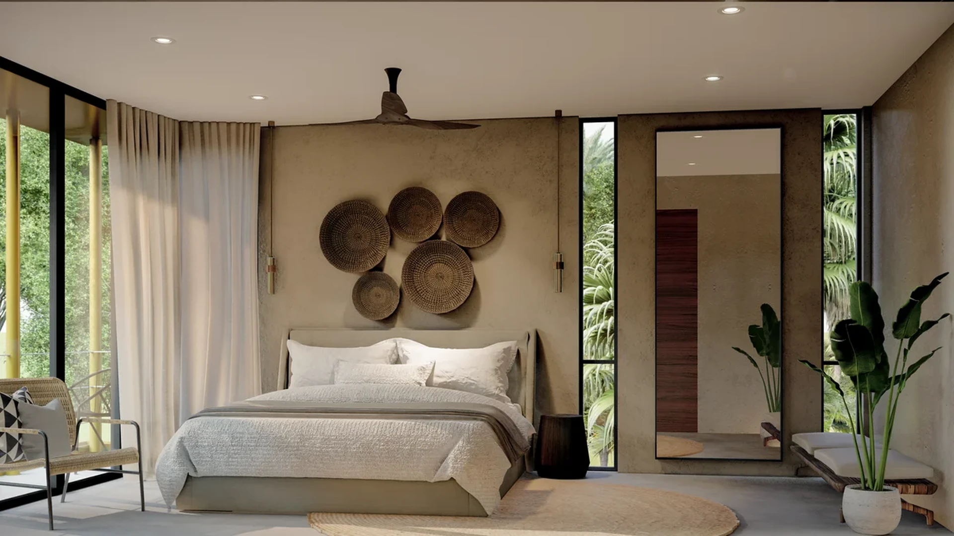 Image of Garden at Gold Garden, featuring Master Bedroom, Bohemian Decor.