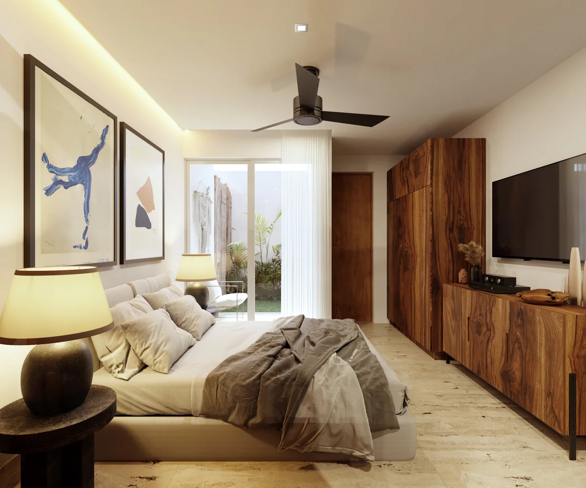 Image of Garden at Ikuku, featuring Modern Bedroom, Luxury Finishes.