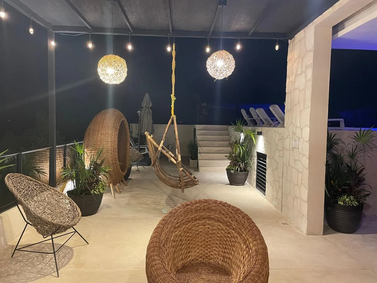 Image of Swimming Pool at Wamai, featuring Rooftop Terrace, Outdoor Lounge.