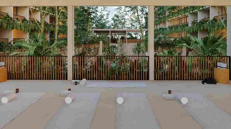 Image of Yoga Deck at Loch, featuring Yoga Deck, Wellness Area.