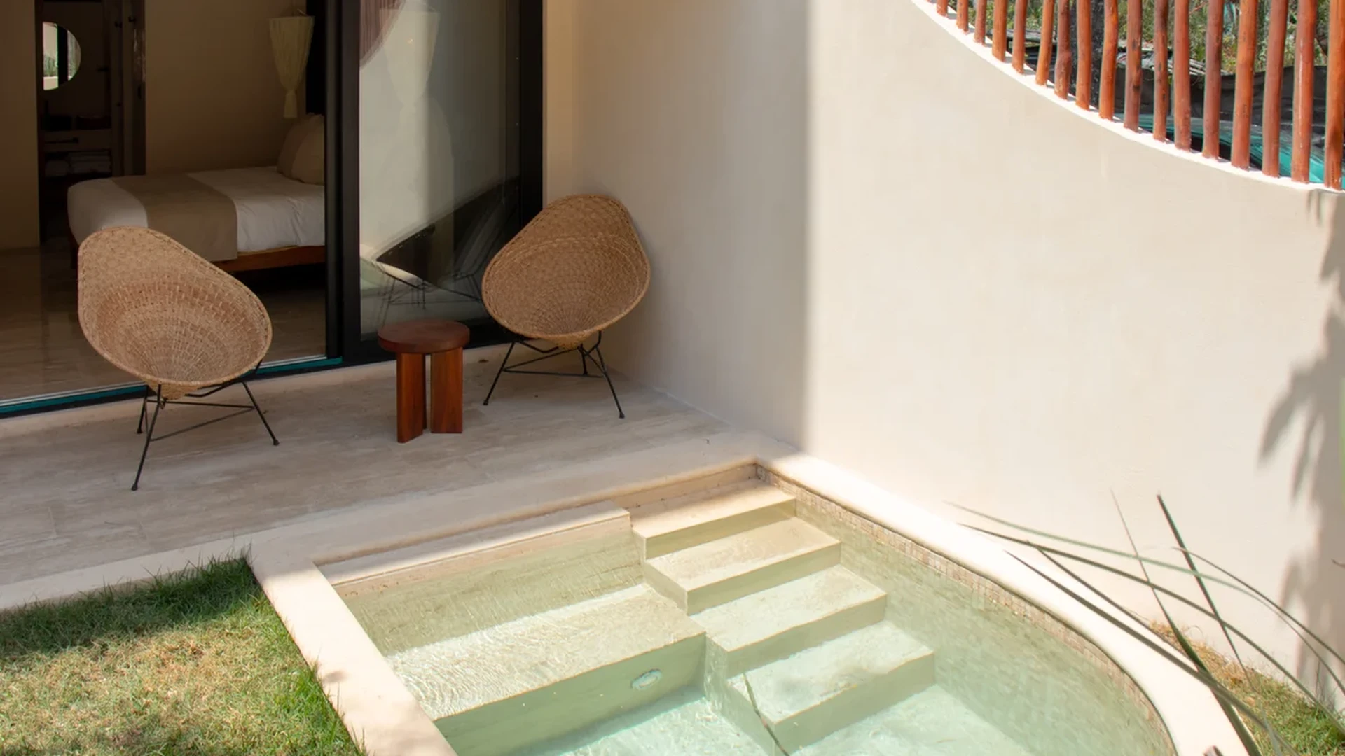 Image of Swimming Pool at Loch, featuring Private Plunge Pool, Indoor-Outdoor Living.