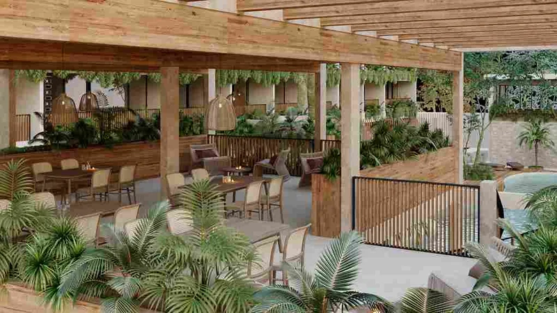 Image of Swimming Pool at Loch, featuring Outdoor Lounge, Resort Style Living.