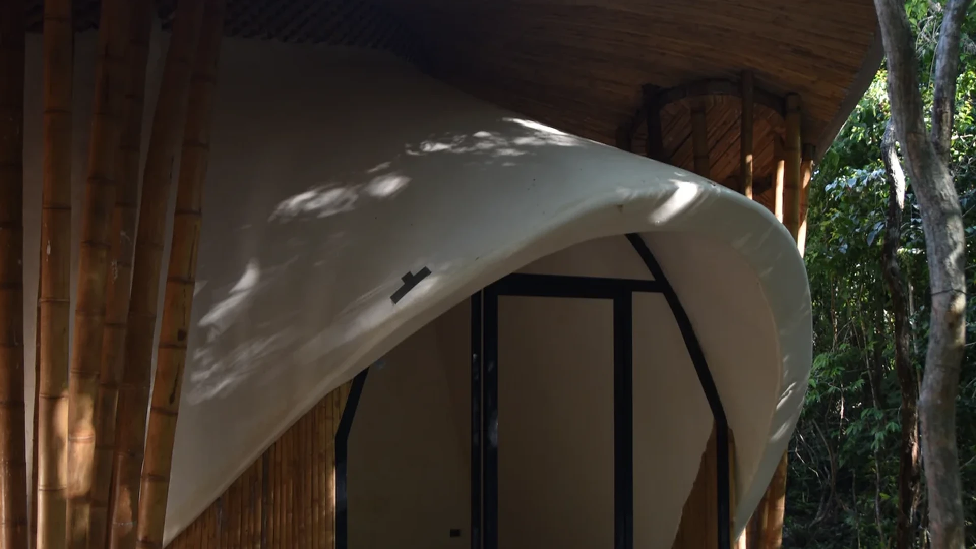 Image of Garden at Green Dream, featuring Unique Architecture, Bamboo House.