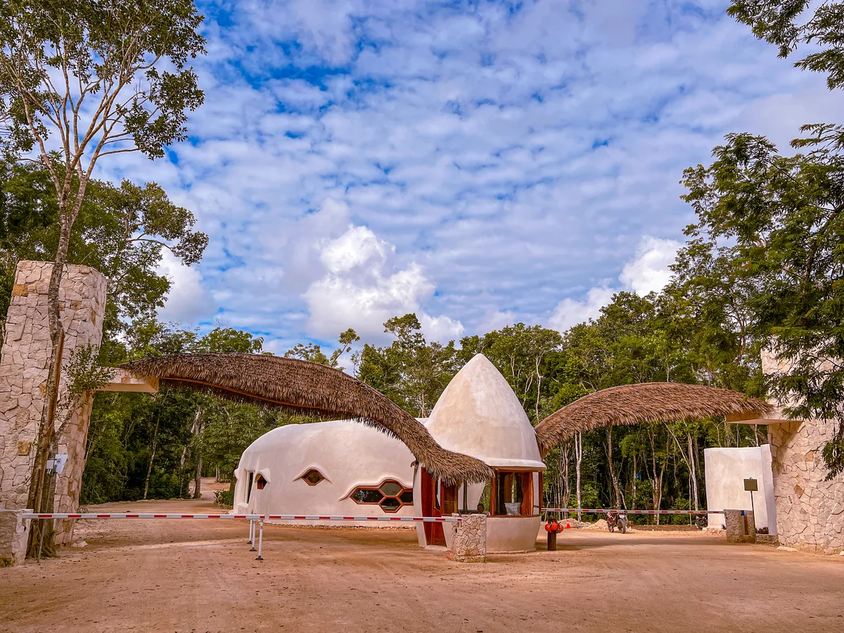 Image of Security at Green Dream, featuring Gated Community, Secure Entrance.