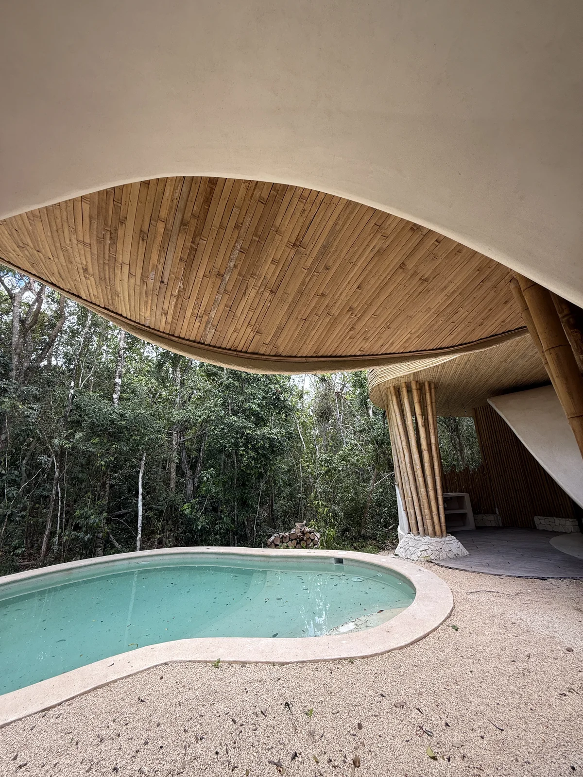Image of Swimming Pool at Green Dream, featuring Private Pool, Unique Architecture.